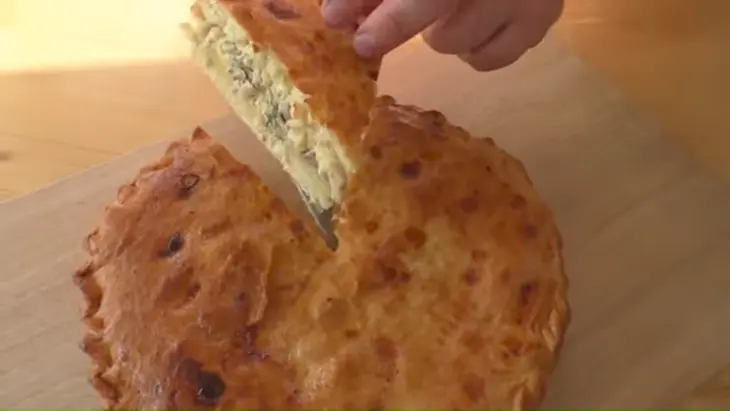 Пирог с картошкой, мясом и заварным кремом: шаг 8
