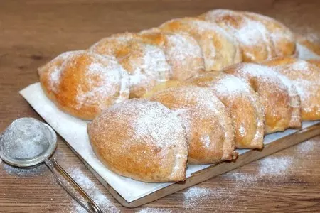 Творожные пирожки с фруктовой начинкой. “махеевъ”, 8 марта: шаг 13
