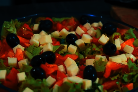 Классический греческий салат: шаг 6