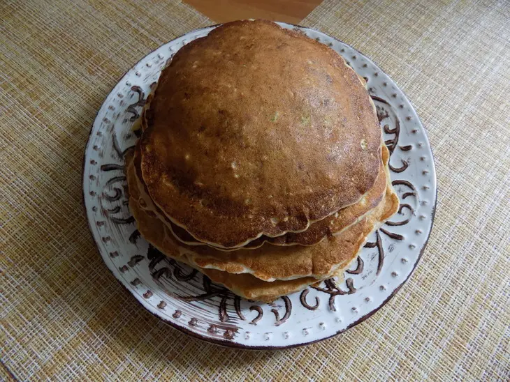 Блины из цельнозерновой муки с овсянкой и брокколи: шаг 11