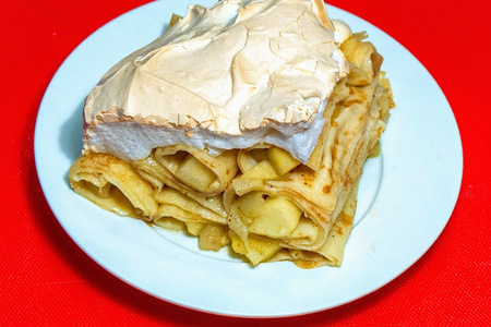 Блинный пирог с яблочно-грушевой начинкой: шаг 9