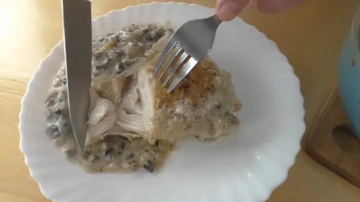 Жареная курица в грибном соусе: шаг 7