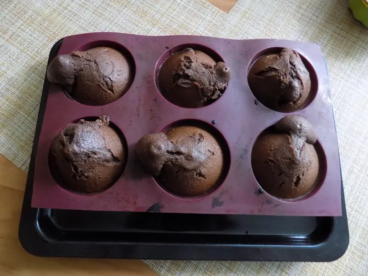 Самые шоколадные кексы: шаг 6