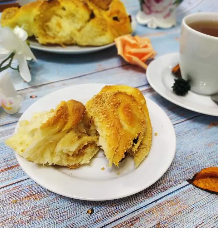 Сдобный рулет с орехами: шаг 11