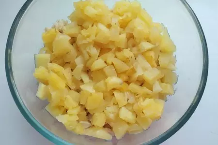 Блинчики нэм с курицей и ананасами: шаг 2