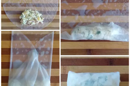 Блинчики нэм с курицей и ананасами: шаг 5