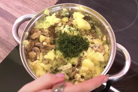Лаваш с картошкой и грибами, постный рецепт на каждый день: шаг 4