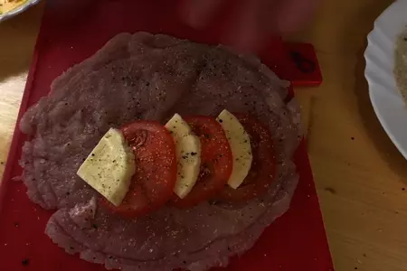 Куриная грудка с начинкой: шаг 3