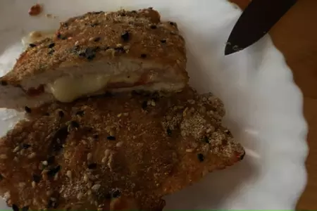 Куриная грудка с начинкой: шаг 5