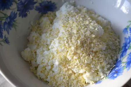 Печеные яблоки с творогом и джемом махеевъ, 8 марта: шаг 2