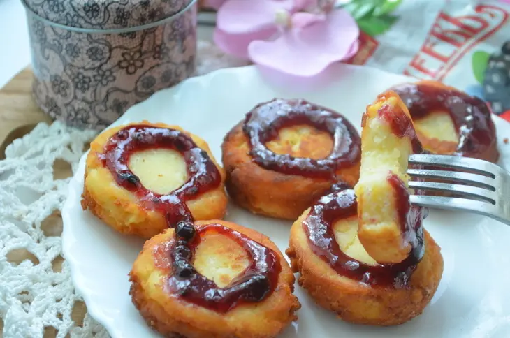 Сырники из рисовой муки  махеевъ, 8 марта: шаг 7
