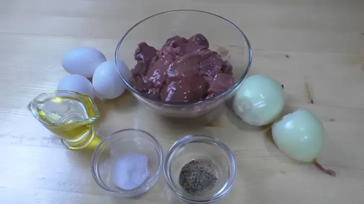 Закуска из куриной печени - еврейская икра: шаг 1