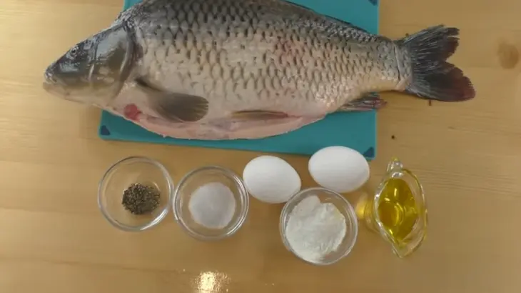 Закуска из жареной рыбы: шаг 1