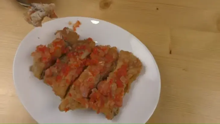 Закуска из жареной рыбы: шаг 7