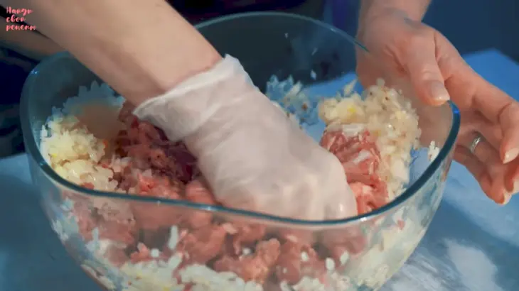Самса с мясным фаршем, очень сочная: шаг 4