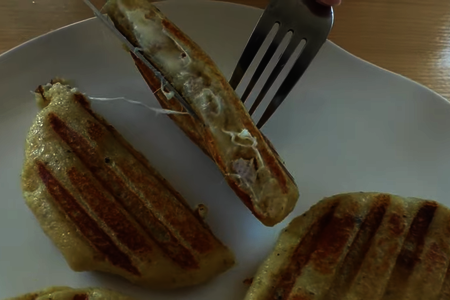 Картофельные бутерброды с фаршем и сыром : шаг 6