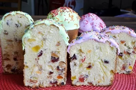 Пасхальный бездрожжевой кулич: шаг 1