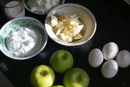 Десерт из творога и яблок кашер на песах: шаг 1