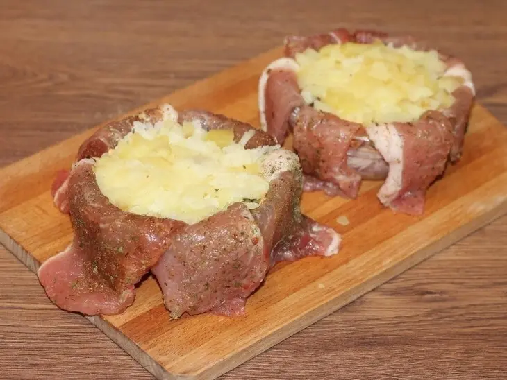 Мясные колобки с начинкой, «махеевъ», россия: шаг 11