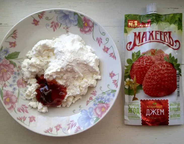 Манные кексы с творогом, "махеевъ", россия: шаг 1