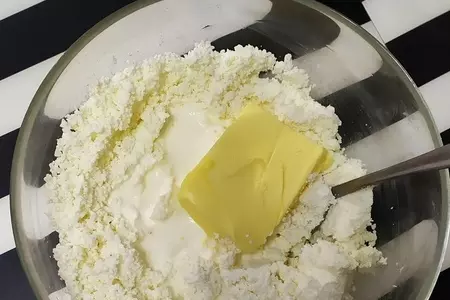 Творожно-сливочная пасха с шоколадно-вишневым вкусом #пасха: шаг 2