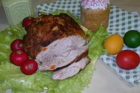 Запечённая свинина в пергаменте #пасха: шаг 8