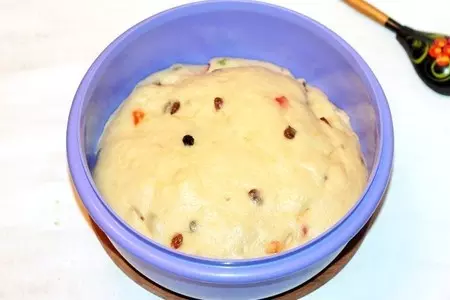 Кулич с глазурью на сгущенке #пасха: шаг 10