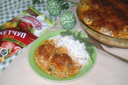 Тефтели с чечевицей в сметанно-томатной заливке, "махеевъ", россия: шаг 15