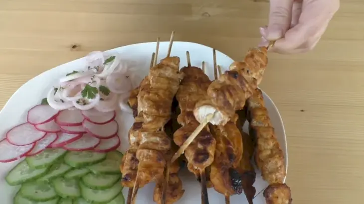 Очень вкусные куриные шашлычки: шаг 7