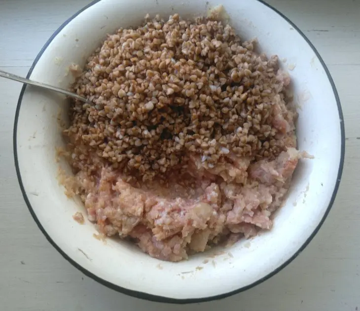 Мясная запеканка с гречкой и цветной капустой, "махеевъ", россия: шаг 6