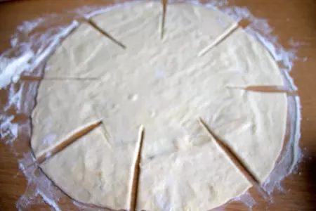 Слоёная ватрушка с творогом и джемом "махеевъ", россия: шаг 1