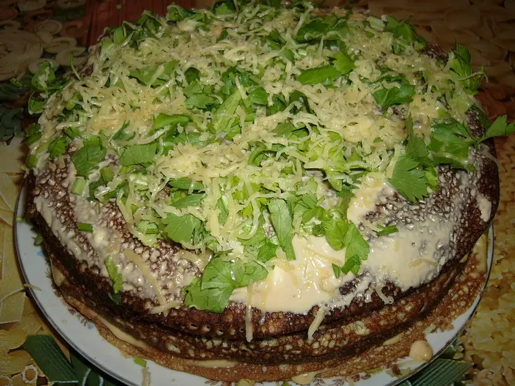 Торт закусочный "кабачковый": шаг 2