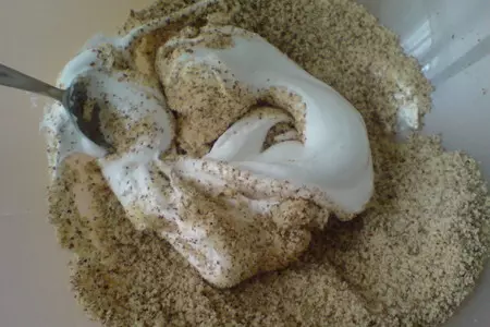 Миндальное печенье с безе"biscotti di mandorle    ": шаг 2