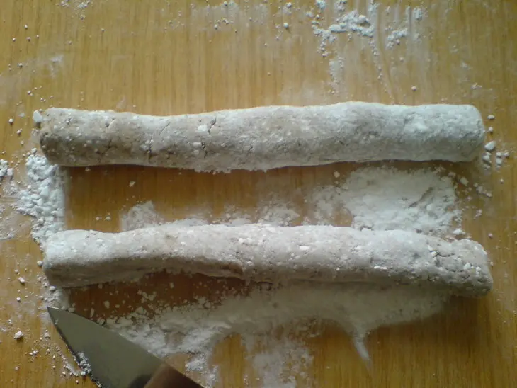 Миндальное печенье с безе"biscotti di mandorle    ": шаг 4