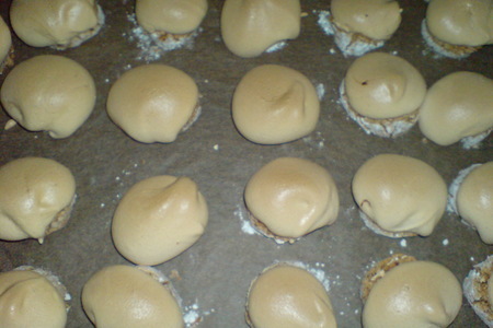 Миндальное печенье с безе"biscotti di mandorle    ": шаг 7