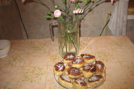 Пирожки с персиками(жареные): шаг 3