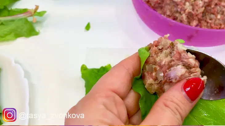 Долма из щавеля: шаг 5