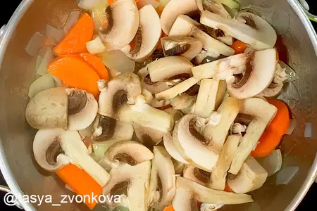 Суп пюре с грибами и гречкой: шаг 3