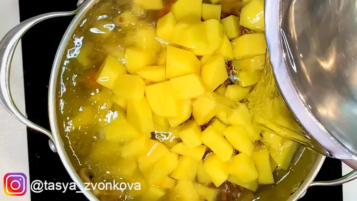 Суп пюре с грибами и гречкой: шаг 5