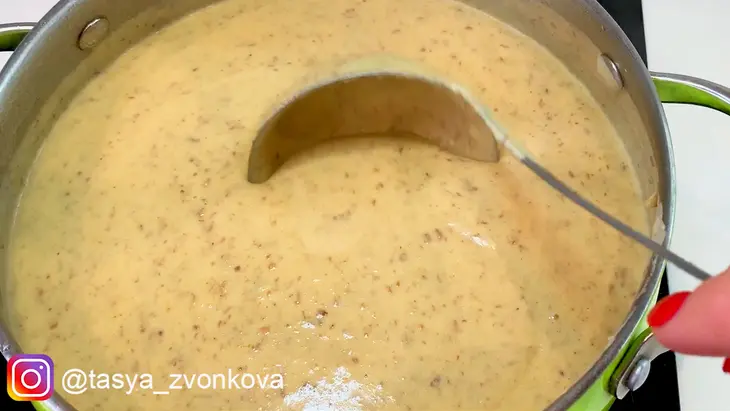 Суп пюре с грибами и гречкой: шаг 8