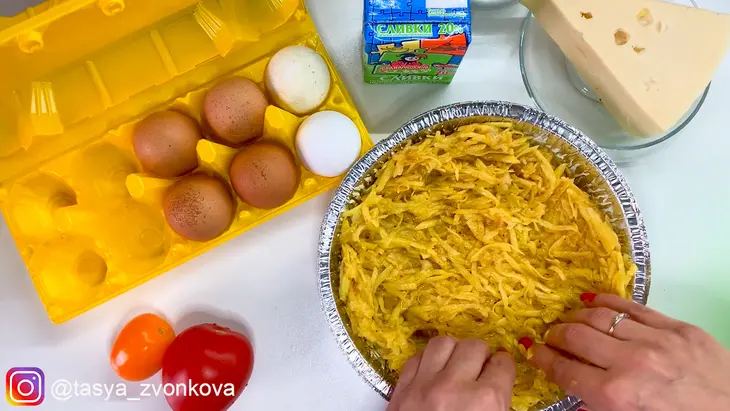 Запеканка с беконом: шаг 3