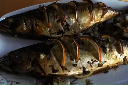 Маринованная скумбрия запеченная в духовке: шаг 7