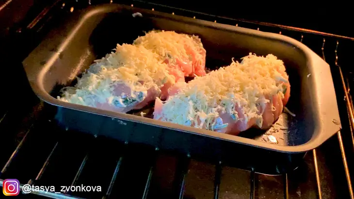 Куриное филе со шпинатом: шаг 4