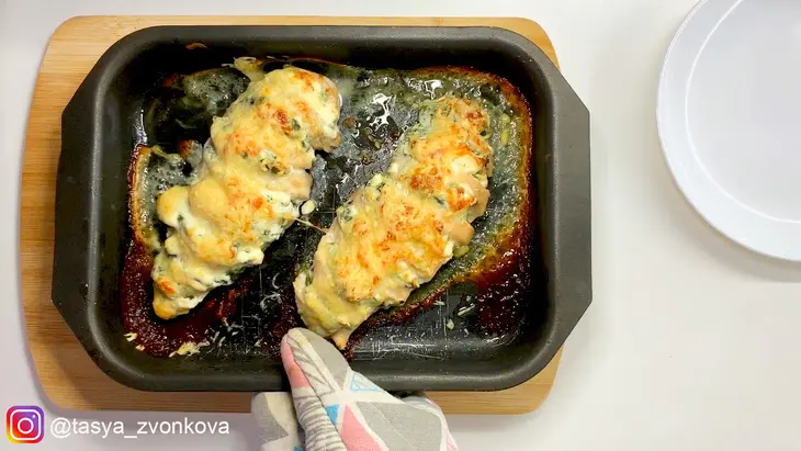 Куриное филе со шпинатом: шаг 5