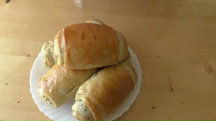 Масляный, слоеный хлеб: шаг 8
