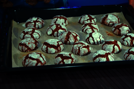 Мраморное песочное печенье с шоколадом: шаг 8