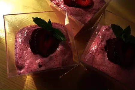 Десерт с клубникой (можно использовать, как крем): шаг 6