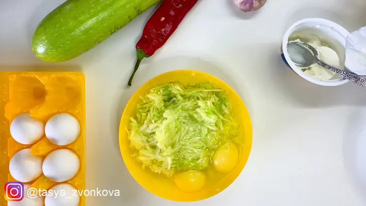 Запеканка с кабачком: шаг 1