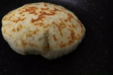 Лепешки с сыром и зеленью: шаг 5