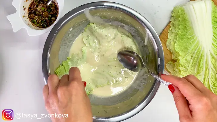 Оладьи капустные по-корейски: шаг 4